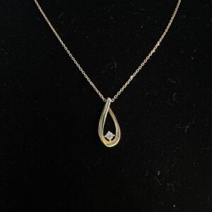 Tear drop necklace